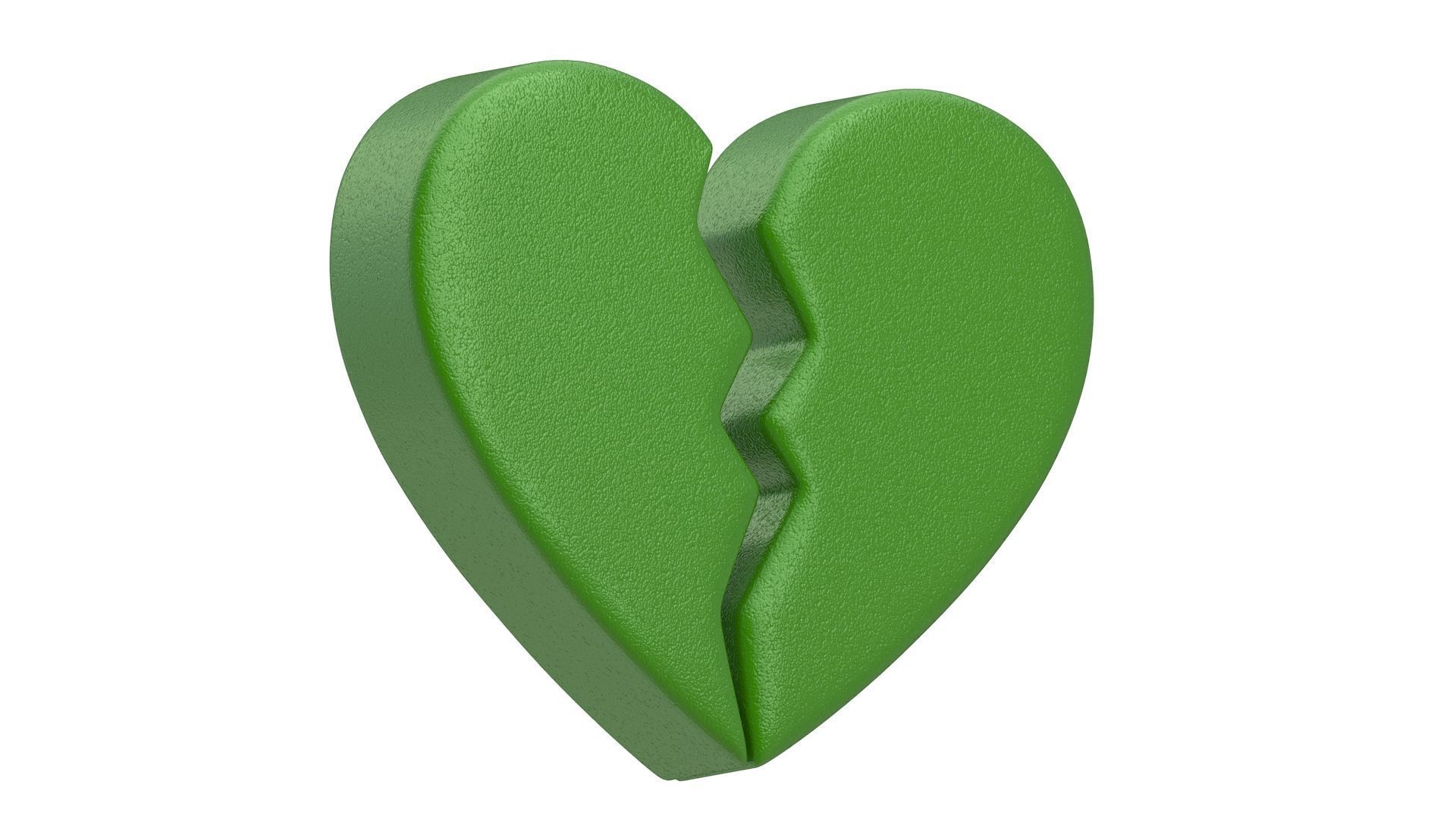 Broken Heart Emoji Collection 3D model_9