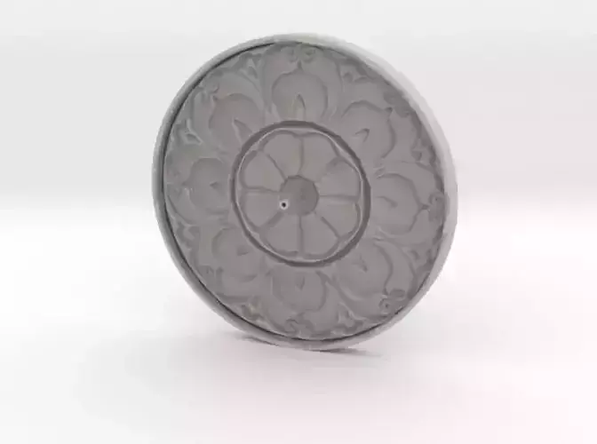 Flowery Incense Stick Holder 3D print model