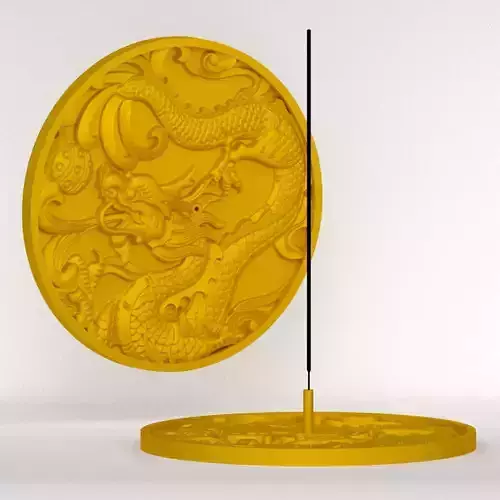 Dragon Incense Burner 3D print model