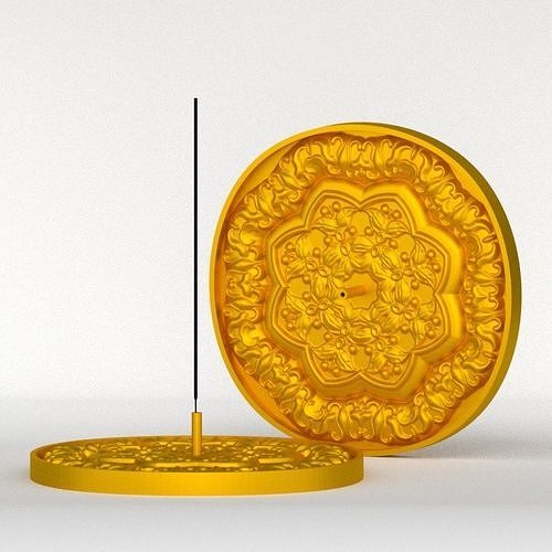 Mandala Incense Burner 3D print model