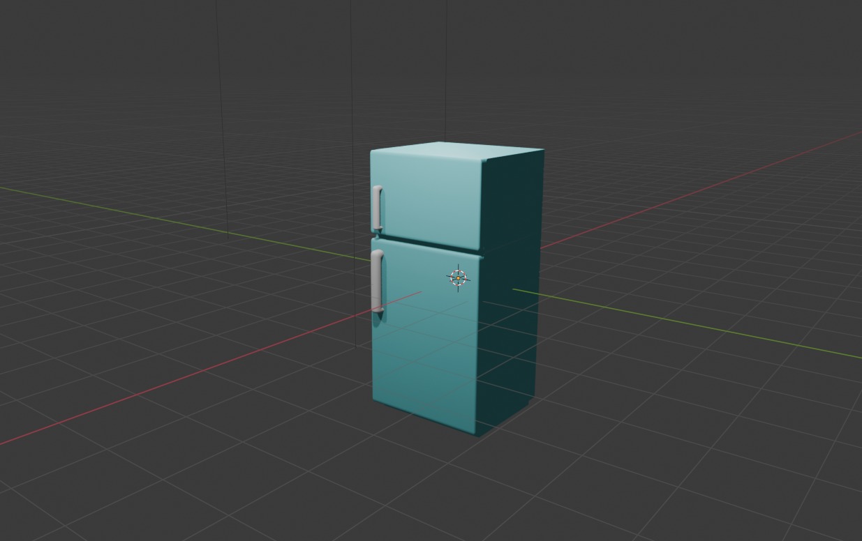 3D model of Refrigerator 3D model_1