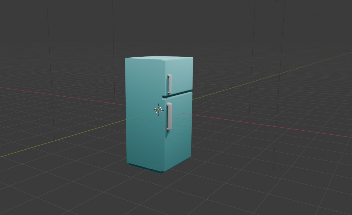 3D model of Refrigerator 3D model_3
