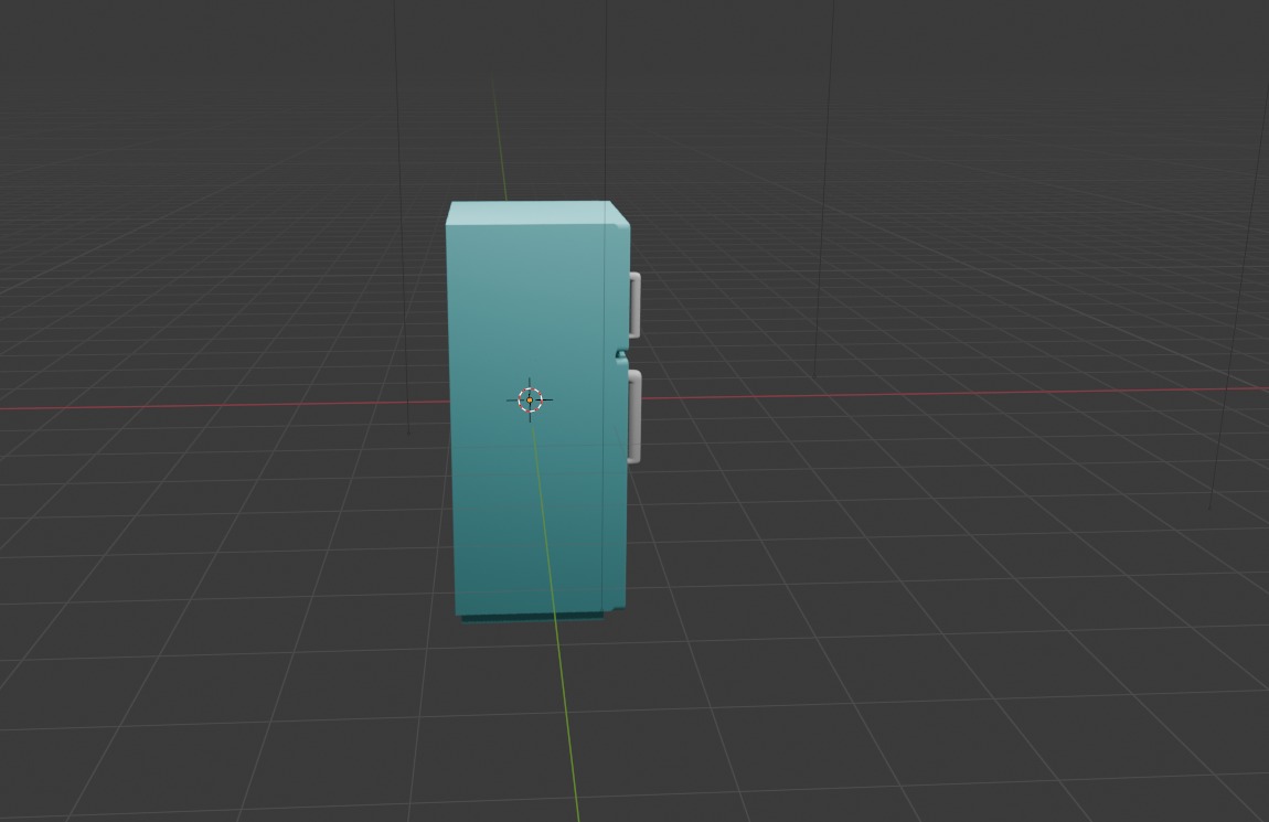 3D model of Refrigerator 3D model_2