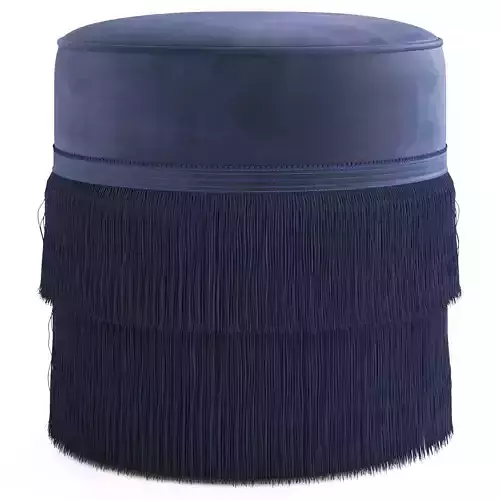 Globewest Kennedy Fringed Ottoman