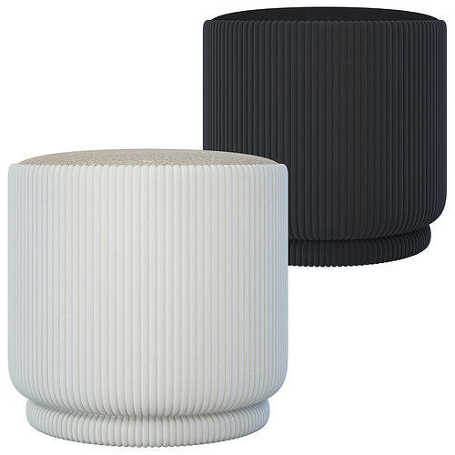 Globewest Kennedy Ridge Ottoman 3D model