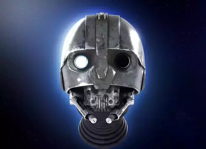 SM-33 DROID HEAD  STAR WARS  SKELETON CREW  3D PRINT MODEL STL   3D print model