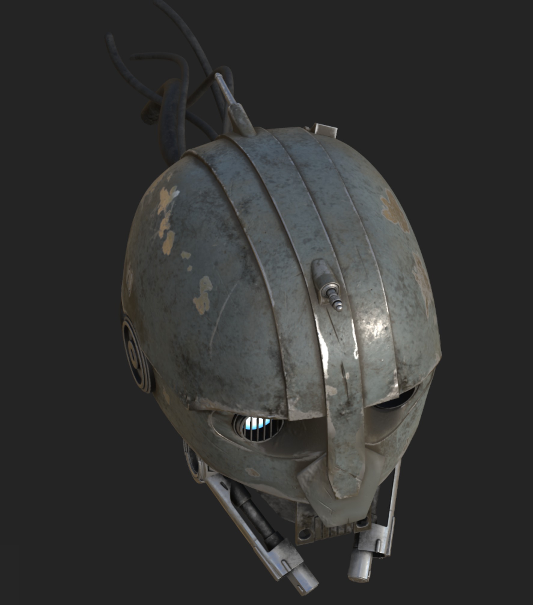 SM-33 DROID HEAD  STAR WARS  SKELETON CREW  3D PRINT MODEL STL   3D print model_45