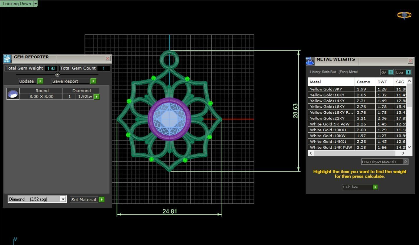 Stone Necklace 3D print model_4