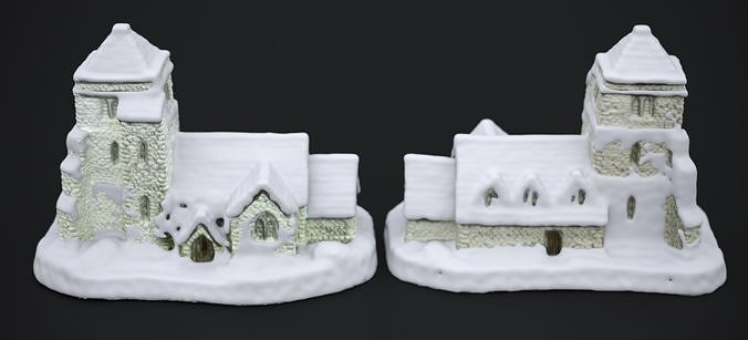 ENGLISH WINTER CHURCH 2024 3D model 3