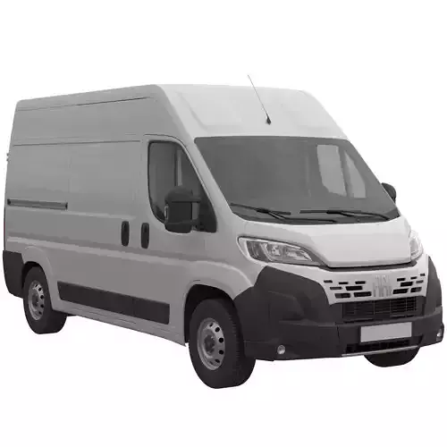 2024 FIAT DUCATO  L2H2 Detailed interior 3D model