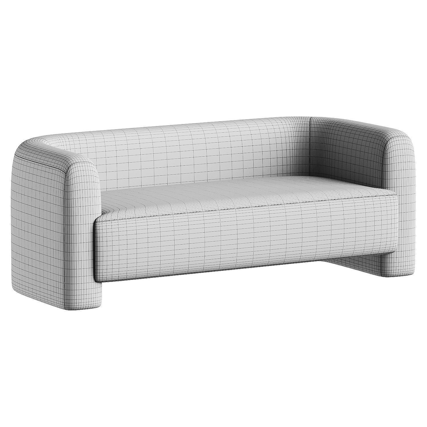 big sofa  3D model_4