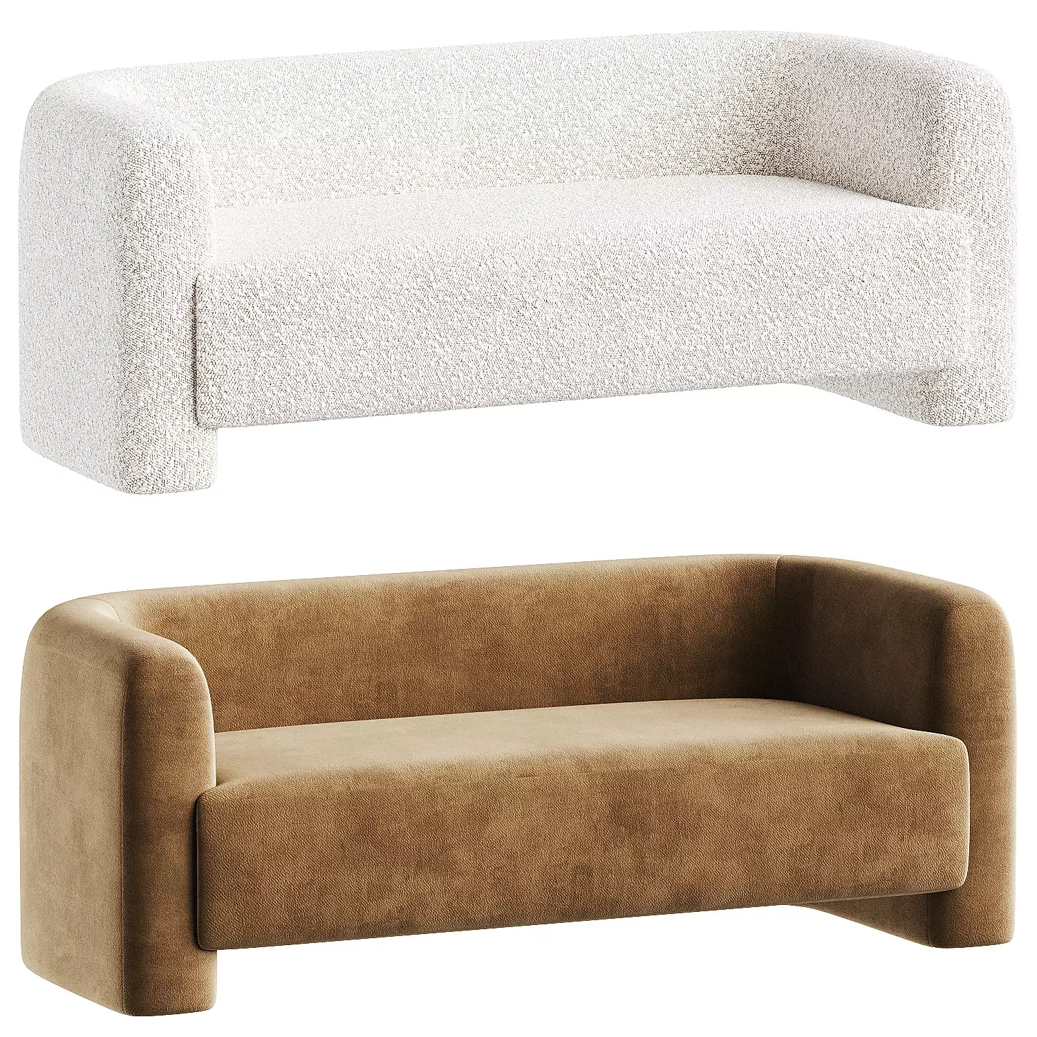 big sofa  3D model_0