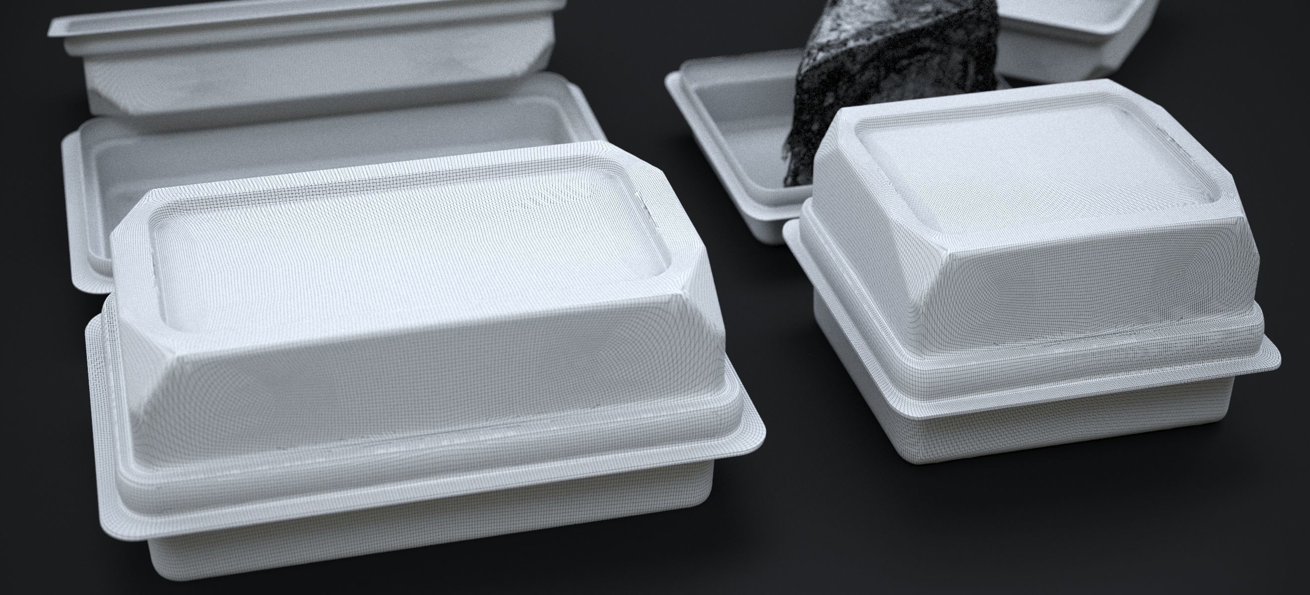 CARAMEL NEW YORK CHEESECAKE IN PACKAGE 2024 3D model_10