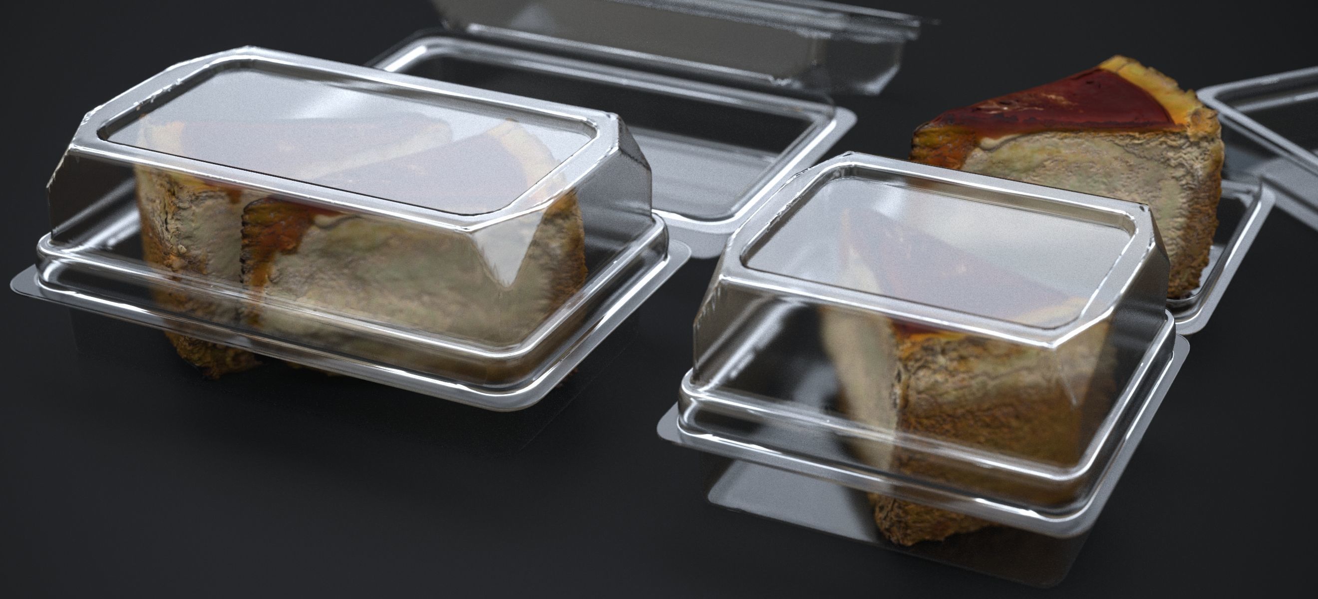 CARAMEL NEW YORK CHEESECAKE IN PACKAGE 2024 3D model_2