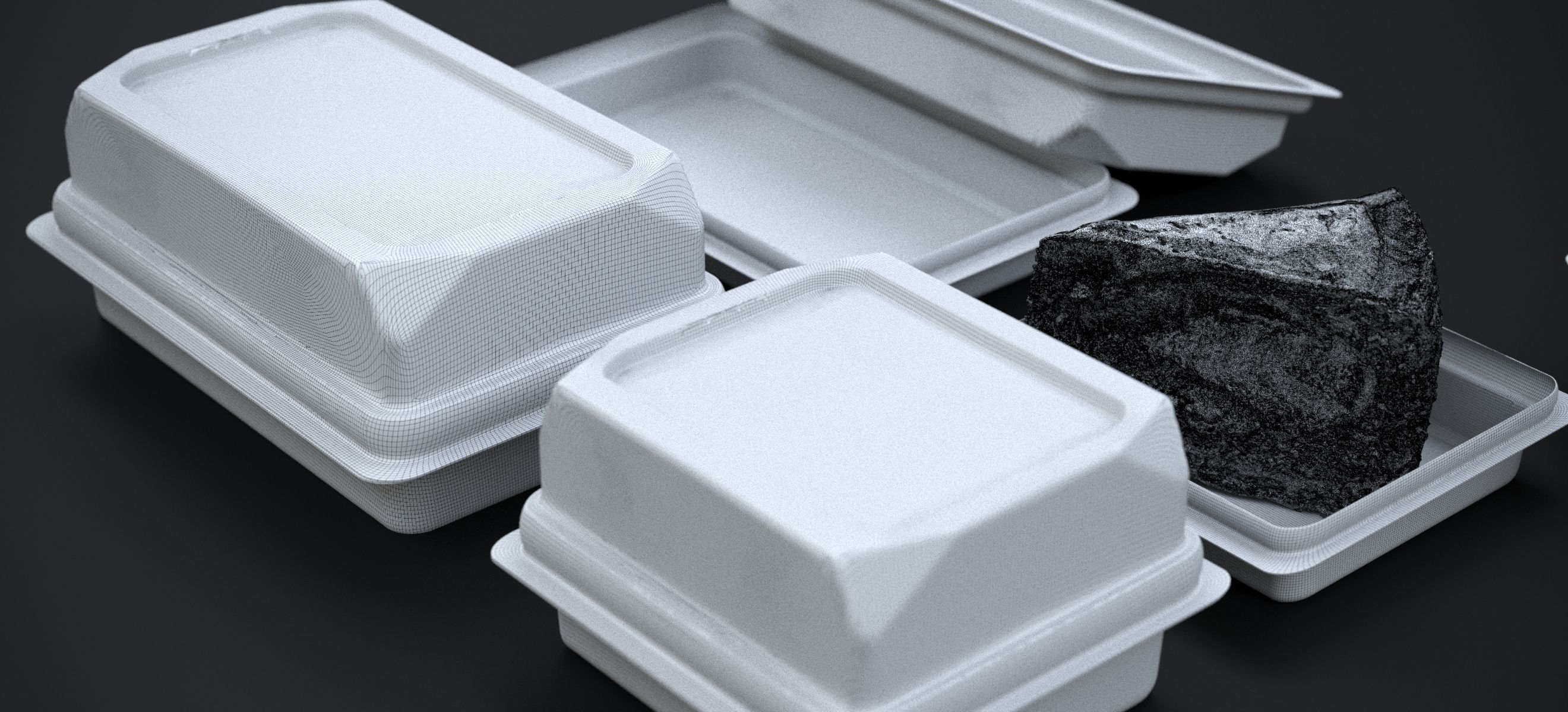 CARAMEL NEW YORK CHEESECAKE IN PACKAGE 2024 3D model_12