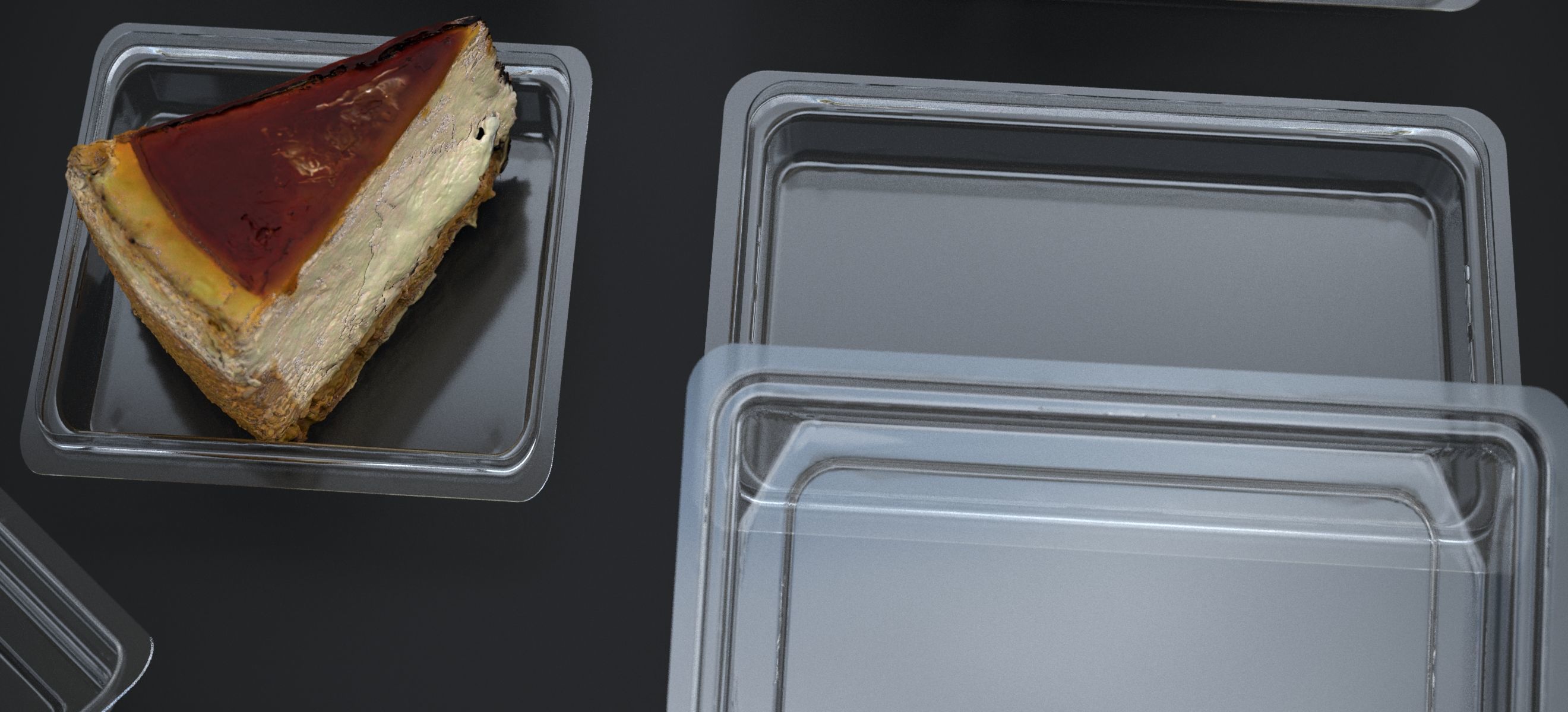 CARAMEL NEW YORK CHEESECAKE IN PACKAGE 2024 3D model_9