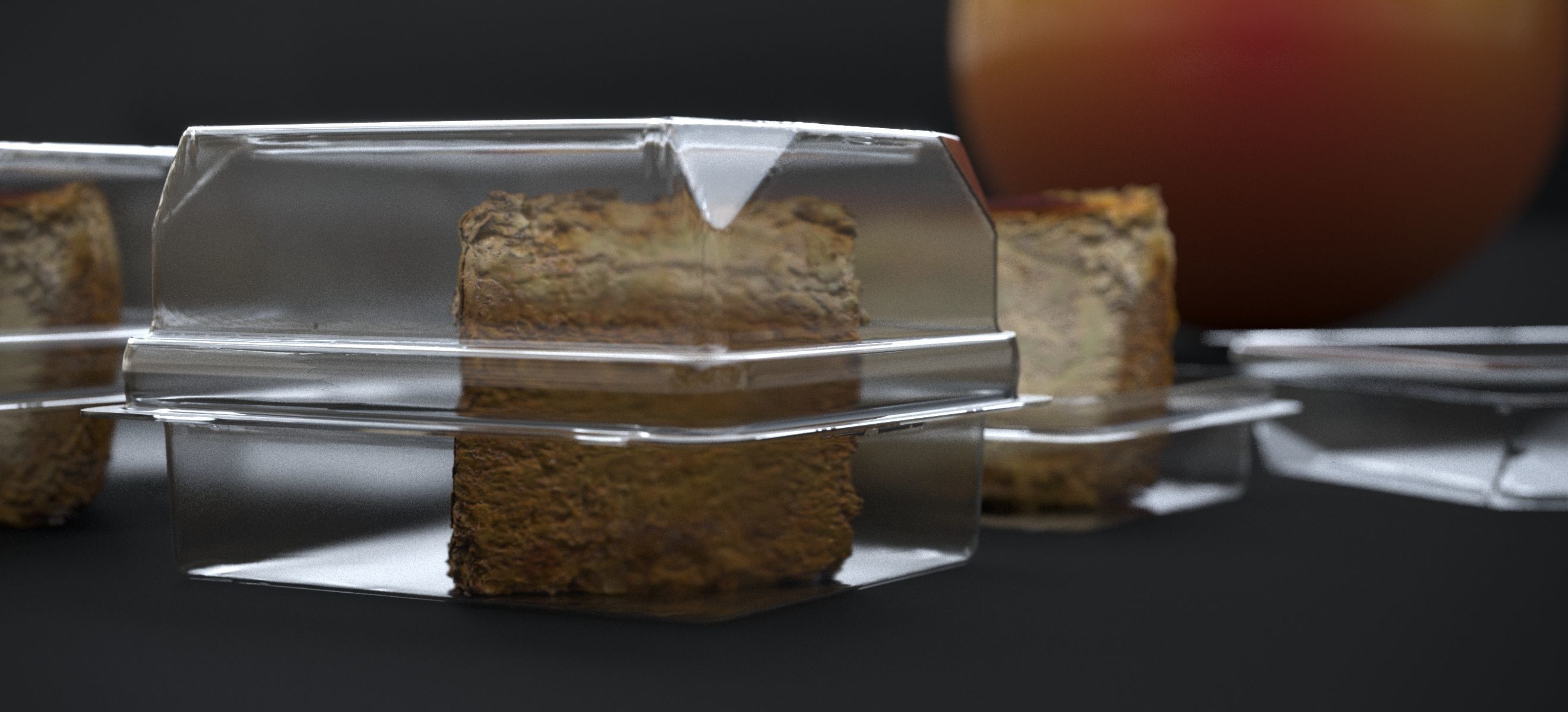 CARAMEL NEW YORK CHEESECAKE IN PACKAGE 2024 3D model_7