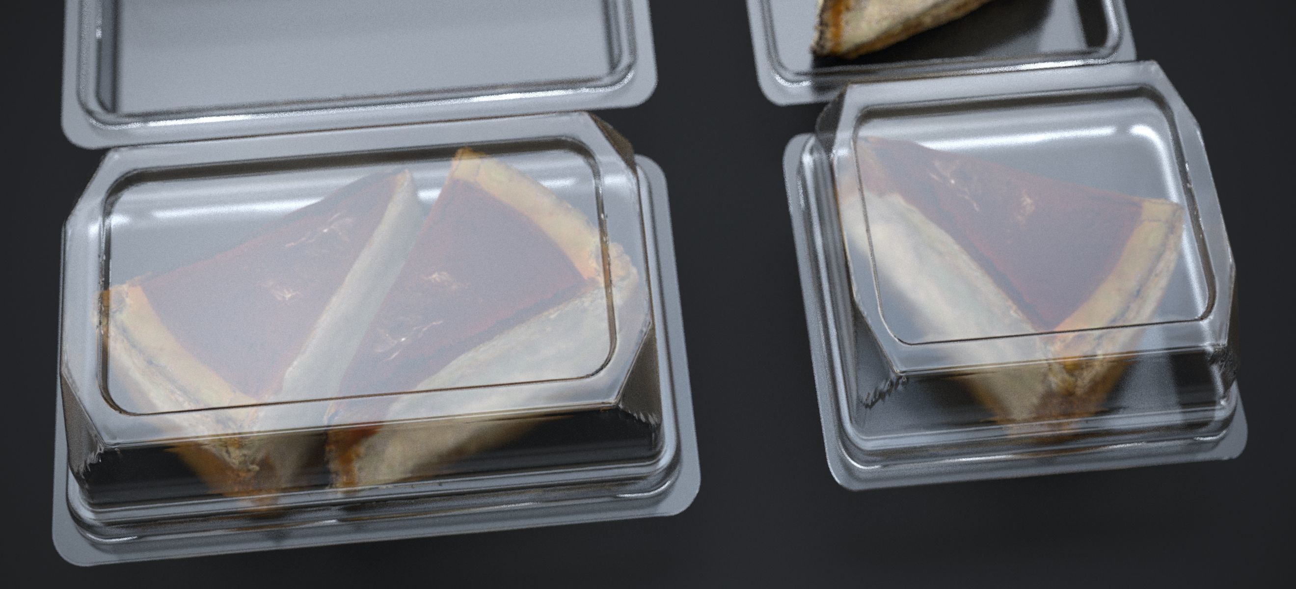 CARAMEL NEW YORK CHEESECAKE IN PACKAGE 2024 3D model_8