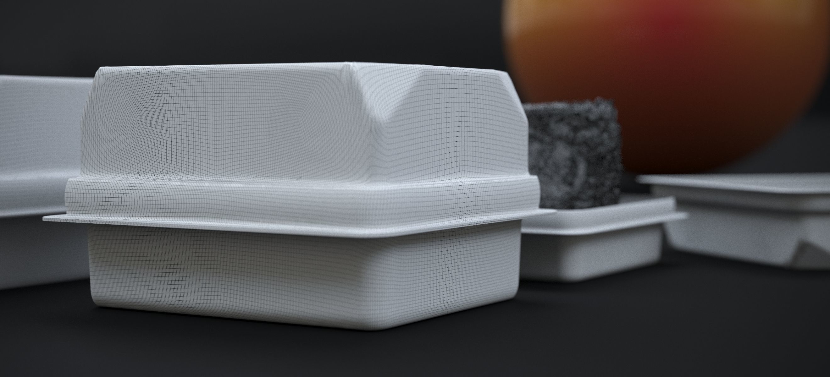 CARAMEL NEW YORK CHEESECAKE IN PACKAGE 2024 3D model_17