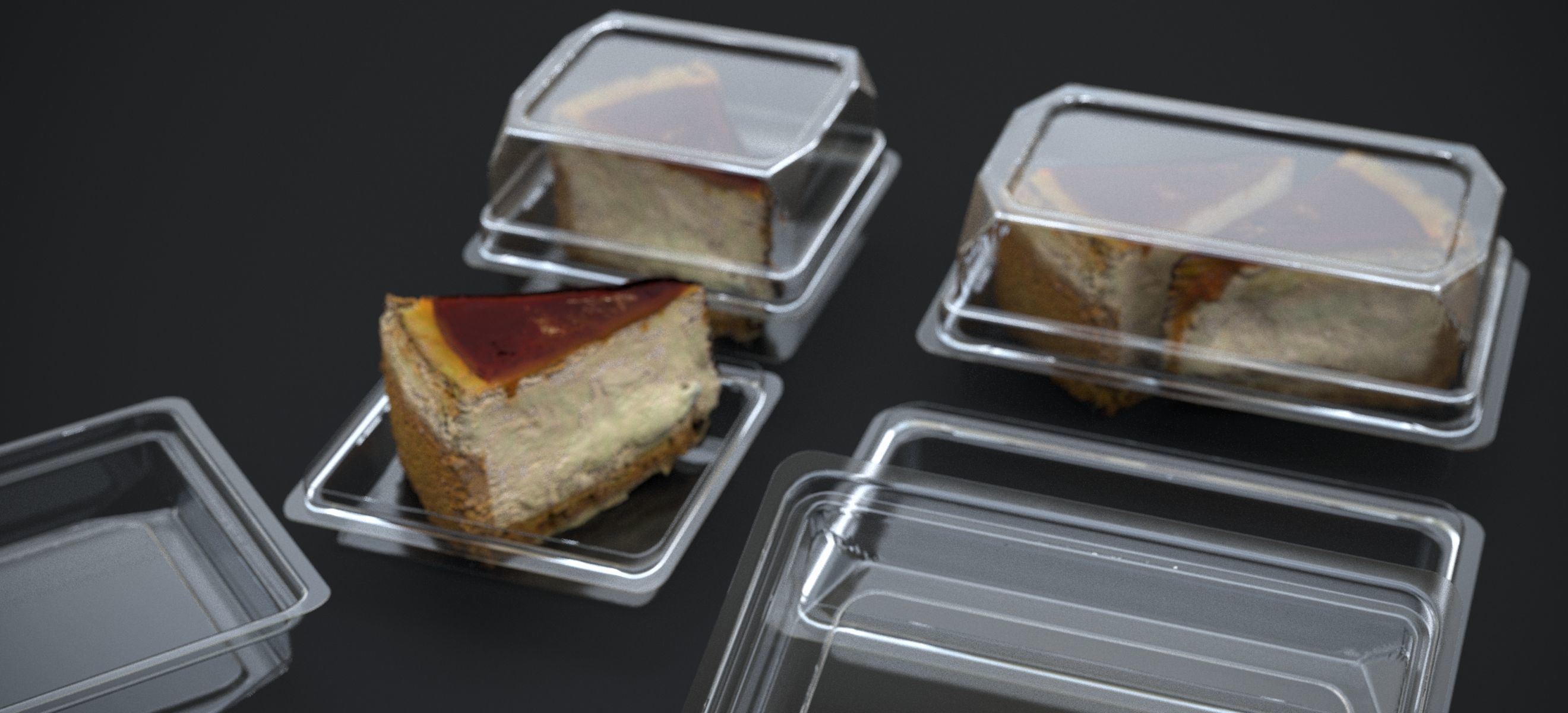 CARAMEL NEW YORK CHEESECAKE IN PACKAGE 2024 3D model_3