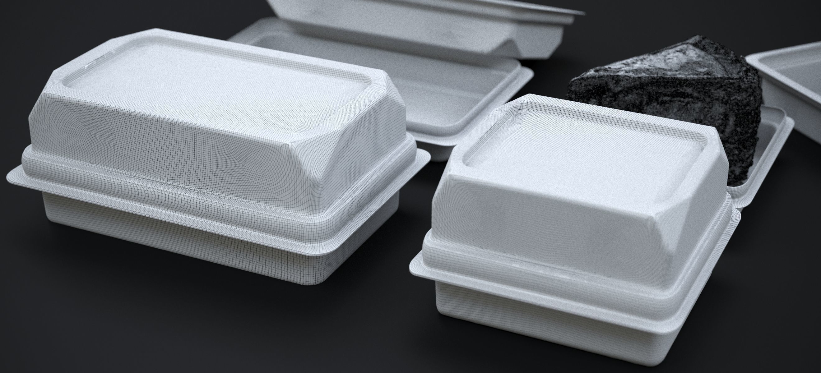 CARAMEL NEW YORK CHEESECAKE IN PACKAGE 2024 3D model_11