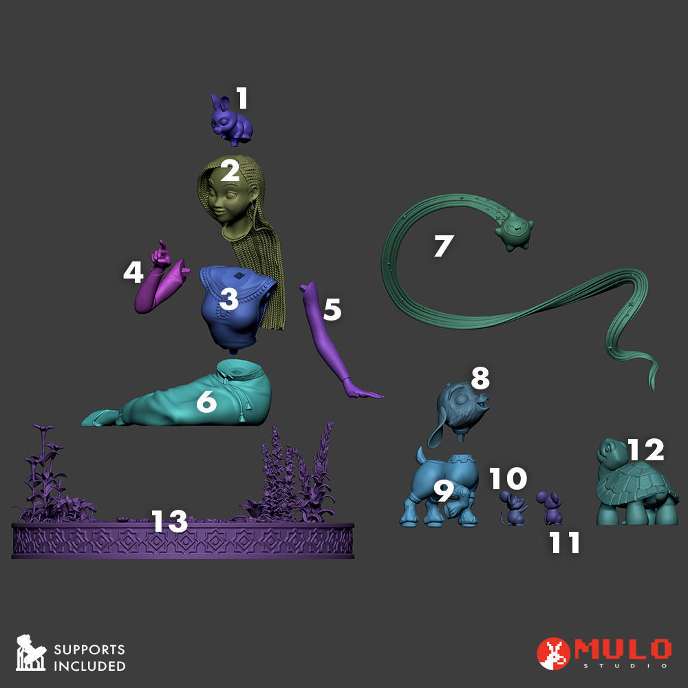 Wish Asha 3D print model_6