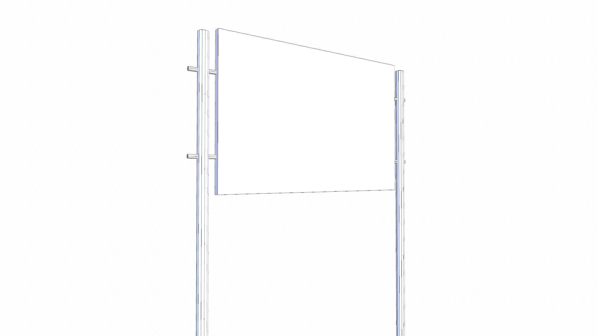 USE Waste Bins Board Low-poly 3D model_9