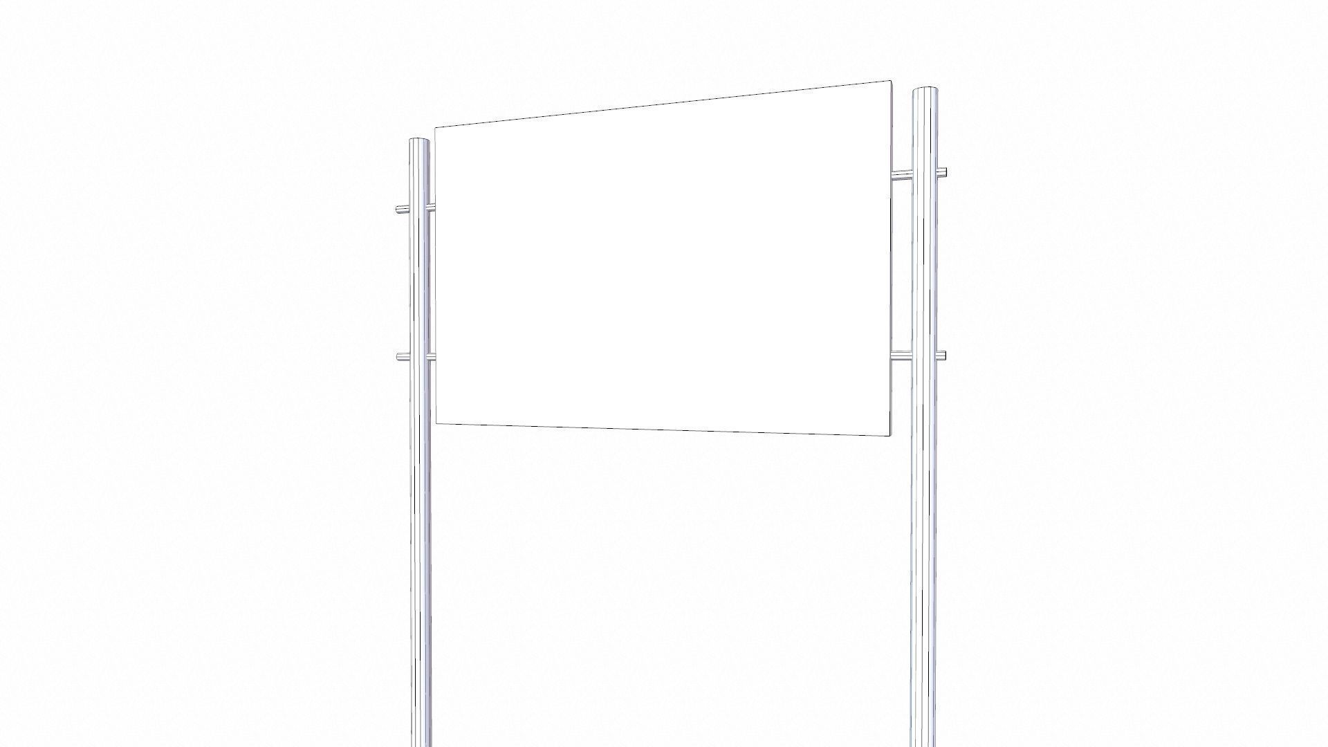 USE Waste Bins Board Low-poly 3D model_8