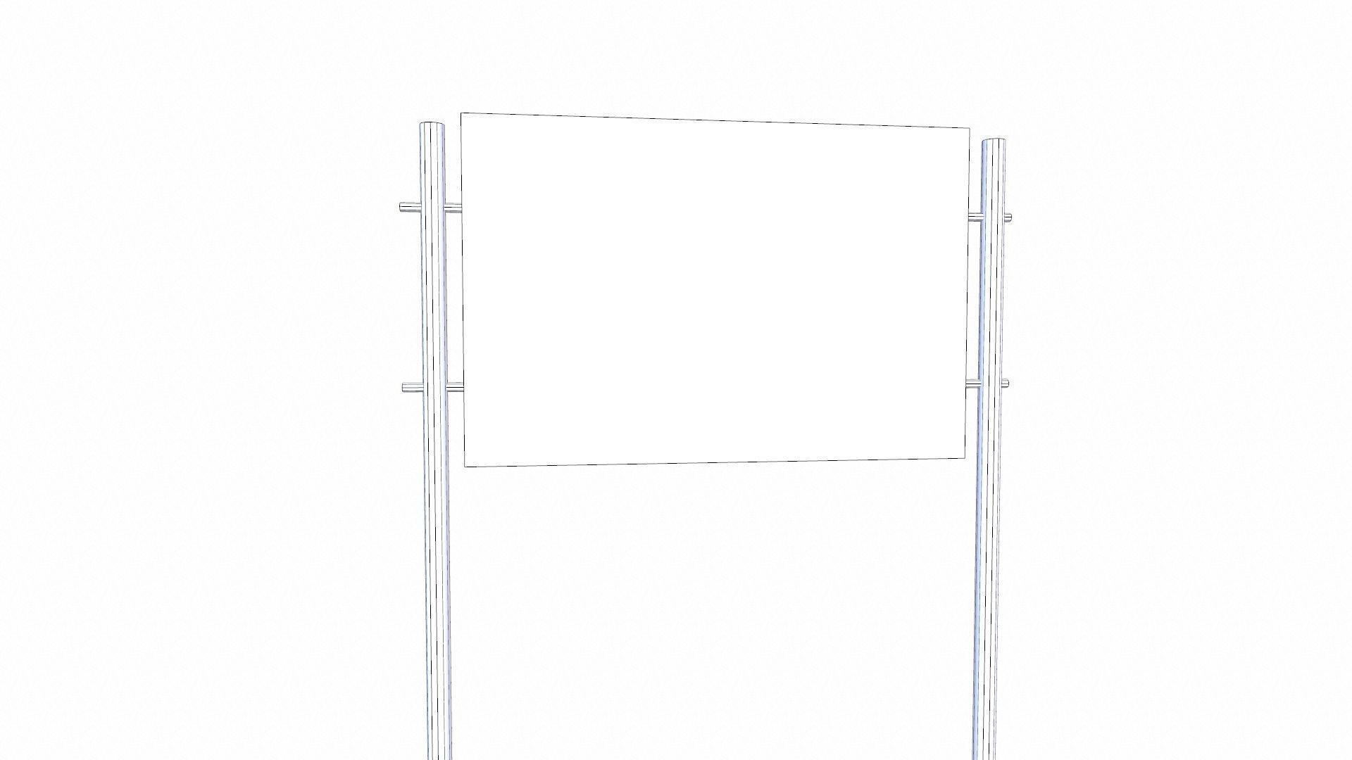 USE Waste Bins Board Low-poly 3D model_7