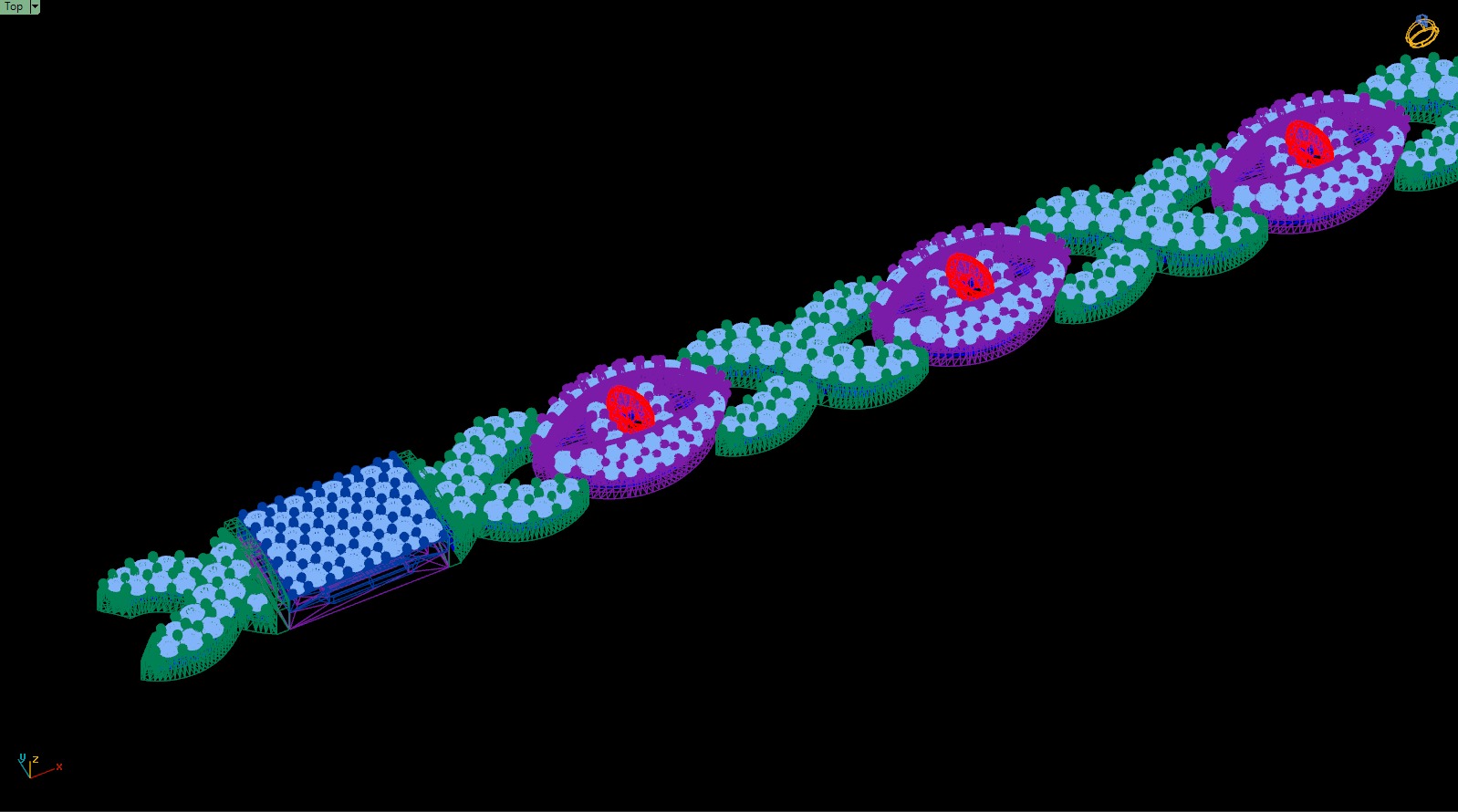 Custom Evil Eye with Infinity Link Bracelet - Devil Eye Bracelet 3D print model_16