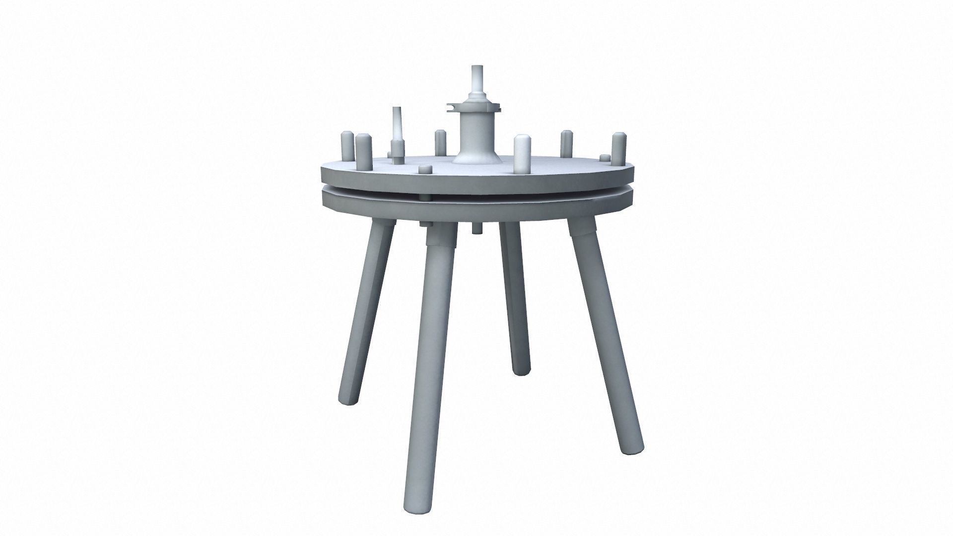 Micron Filter Low-poly 3D model_3