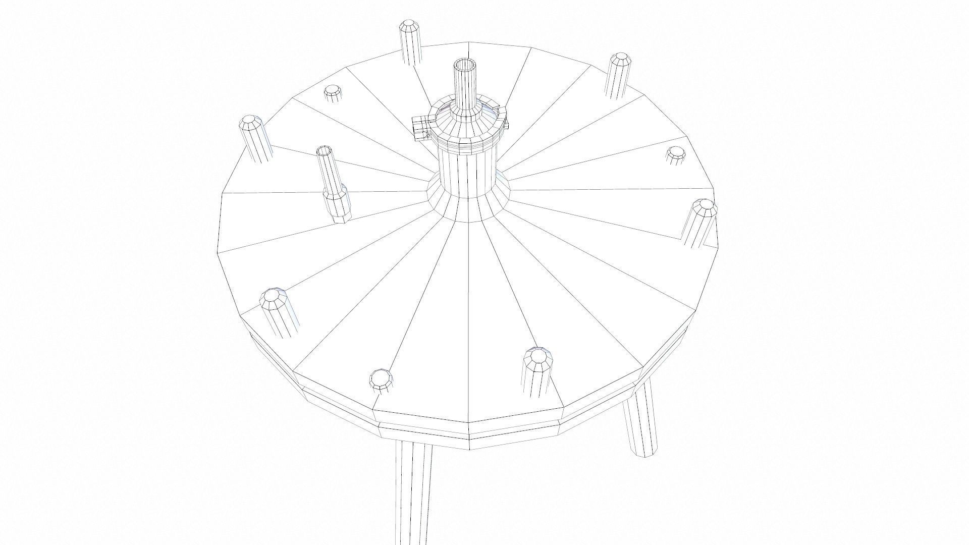 Micron Filter Low-poly 3D model_6