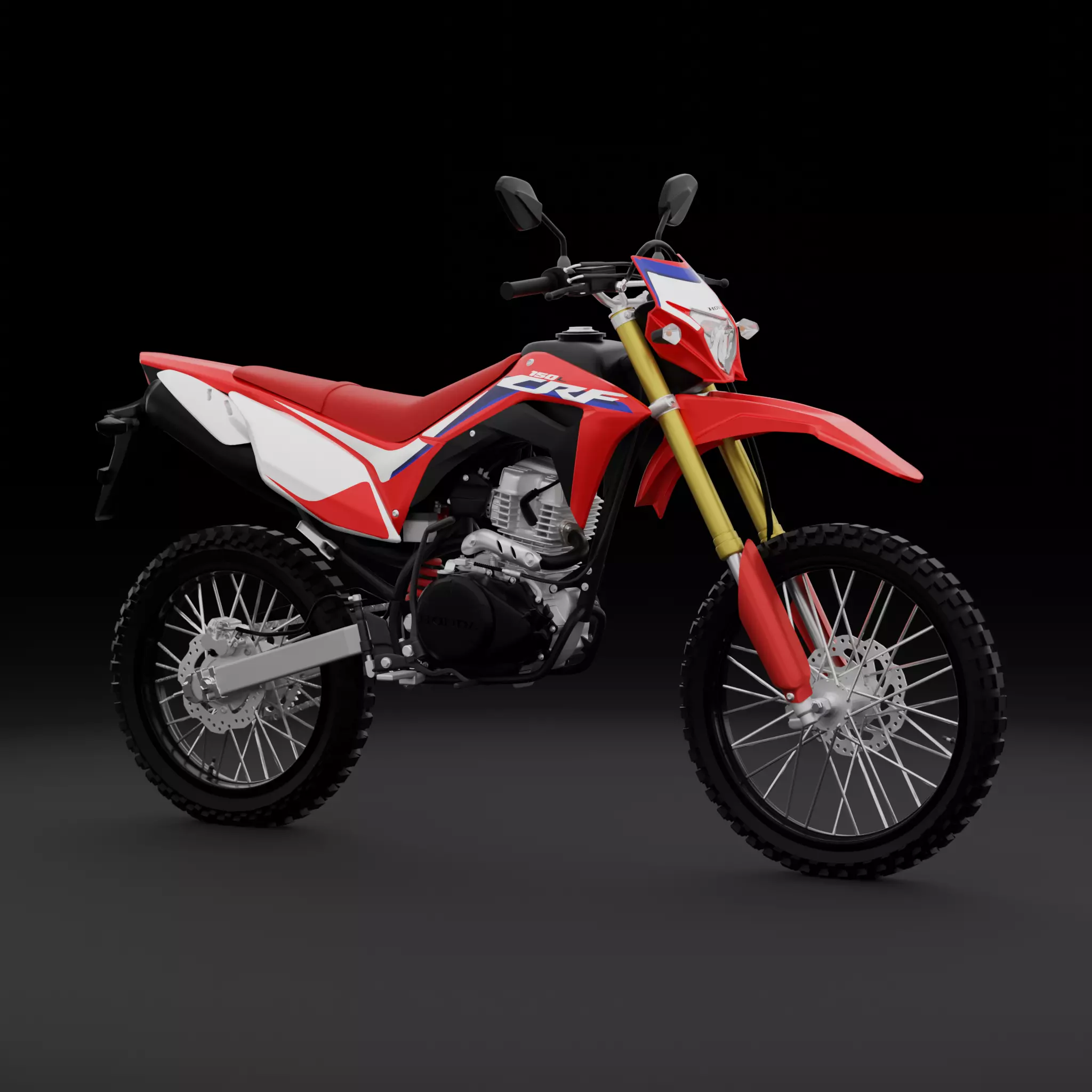 2017 Honda CRF150 L 3D model