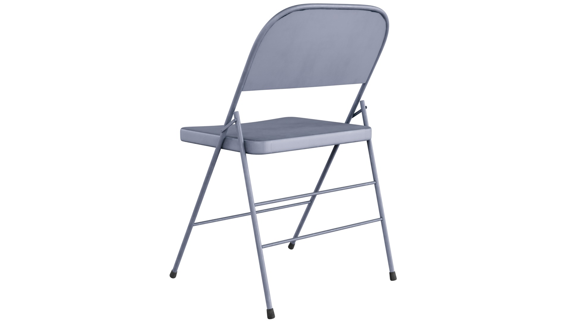 Folding Chair Low-poly 3D model_2