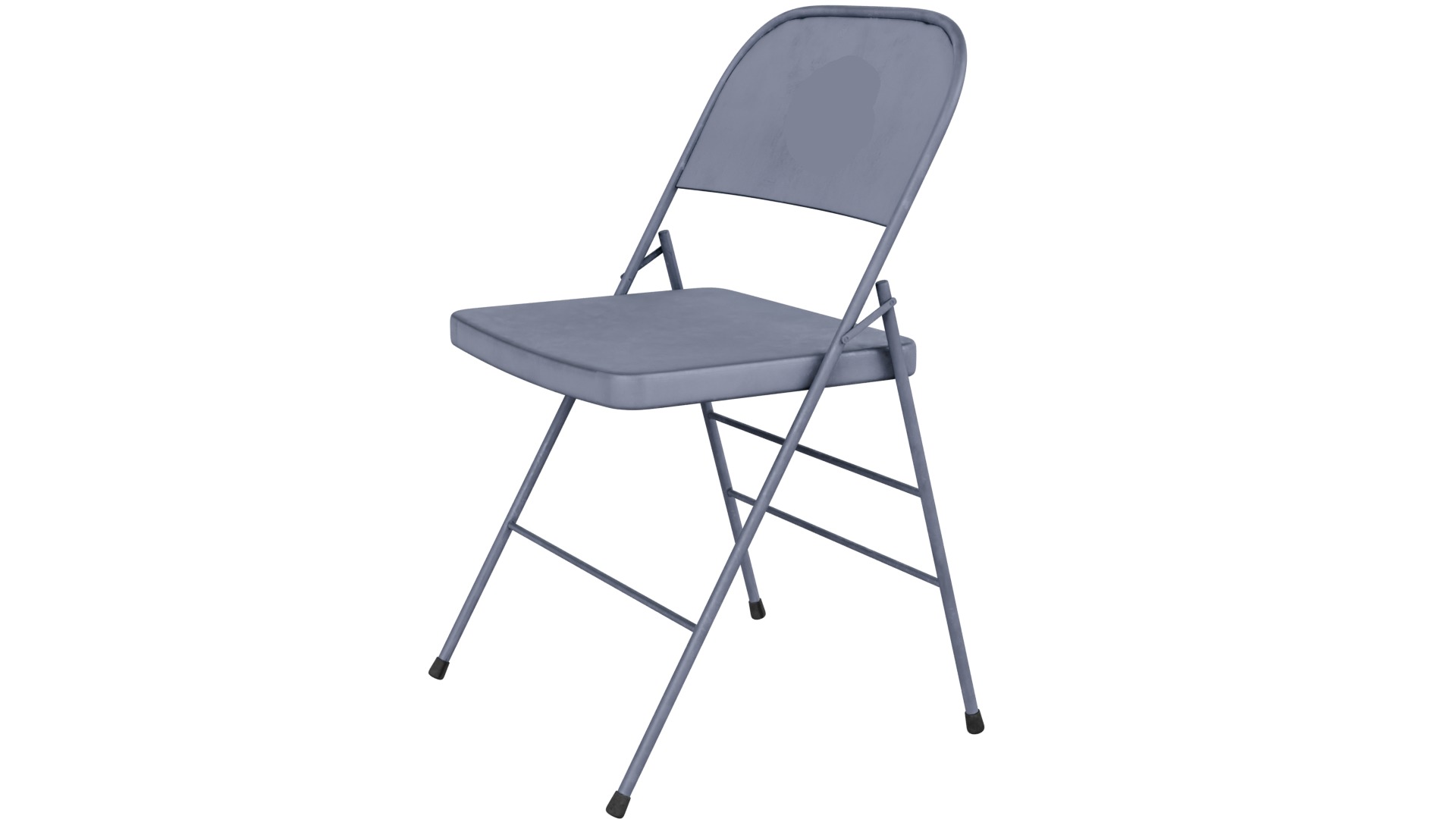 Folding Chair Low-poly 3D model_15