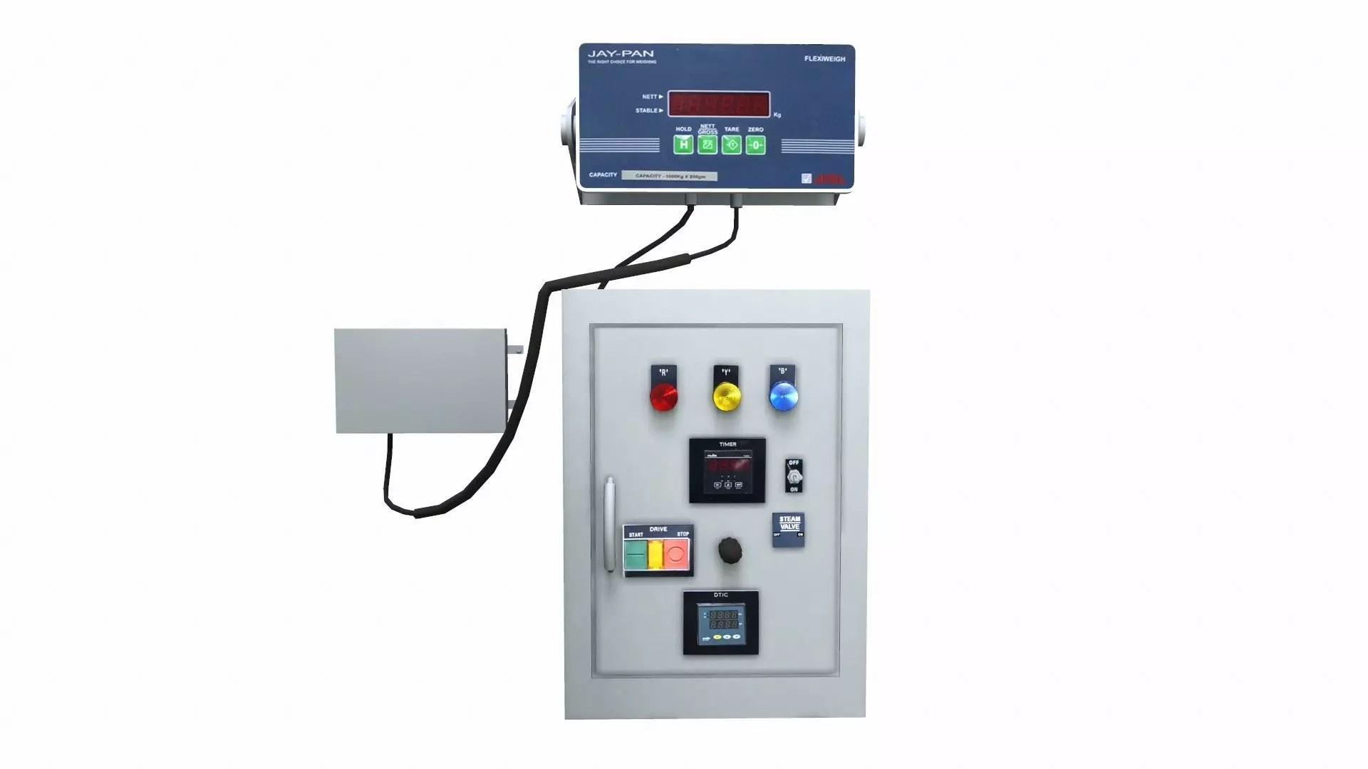 Switch Panel Low-poly 3D model_0