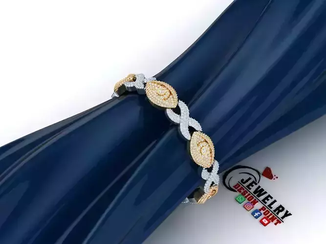 Custom Evil Eye with Infinity Link Bracelet - Devil Eye Bracelet