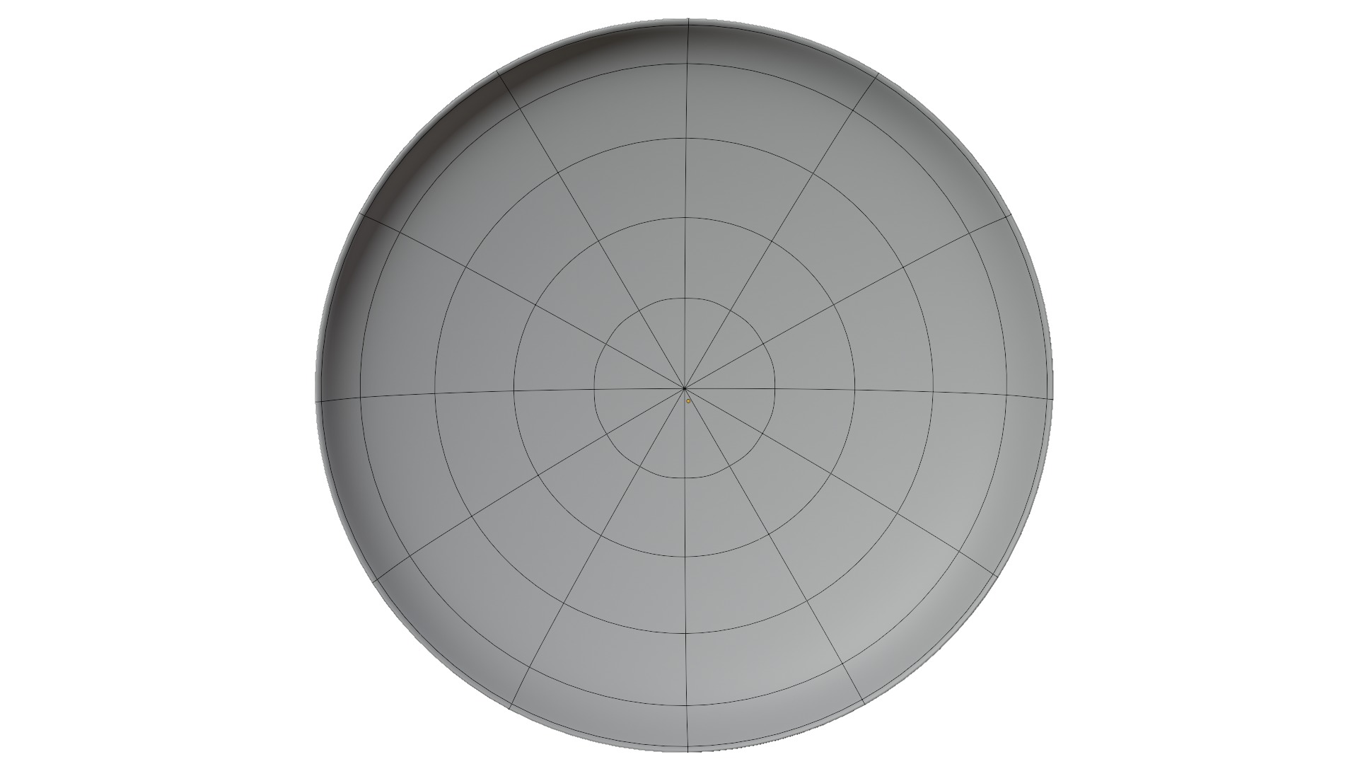 Frisbee Low-poly 3D model_11