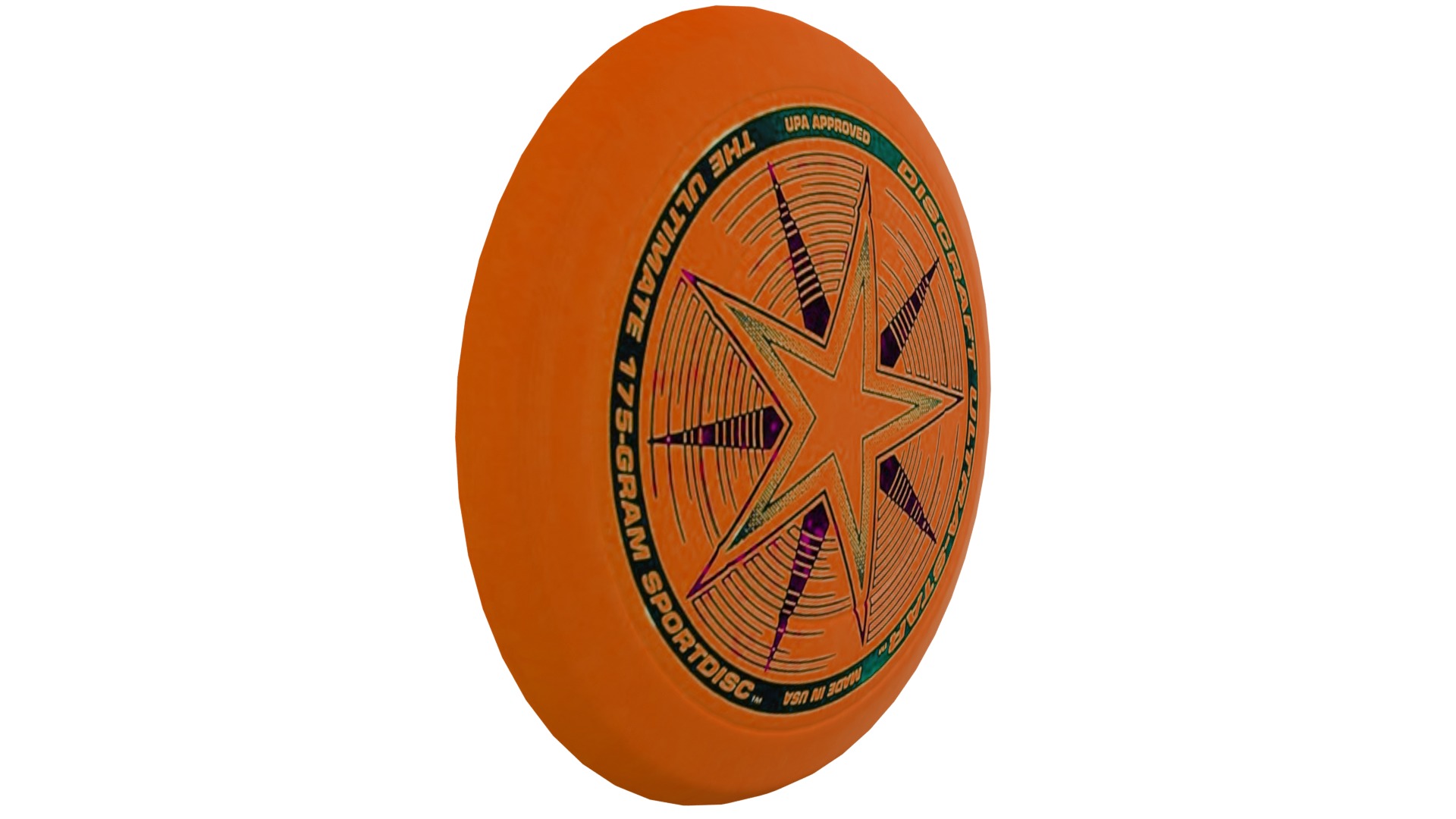 Frisbee Low-poly 3D model_7