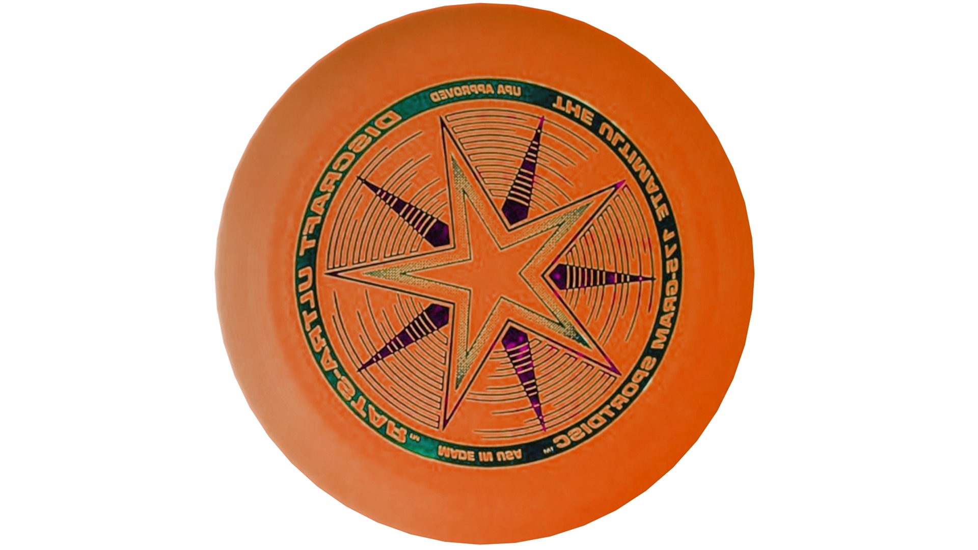 Frisbee Low-poly 3D model_2