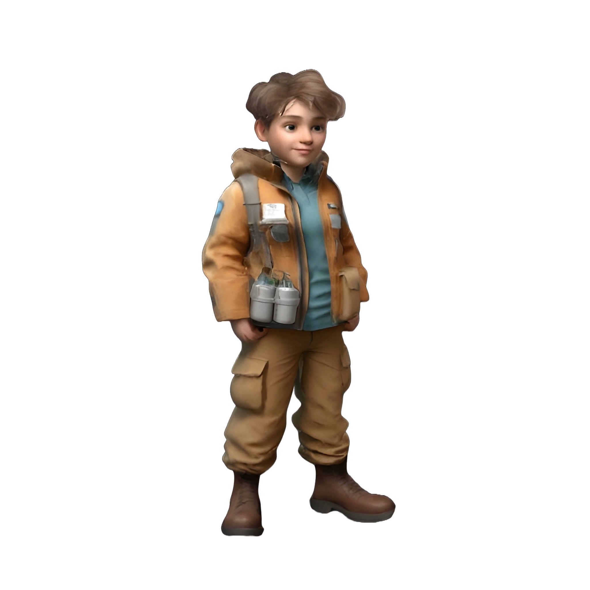 Adventure Team Character Set 3D print model_1