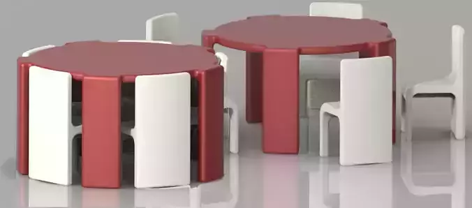 canteen table and chairs