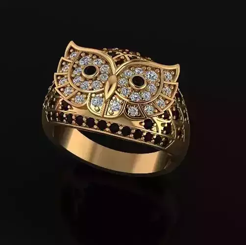 Owl ring Model 6861