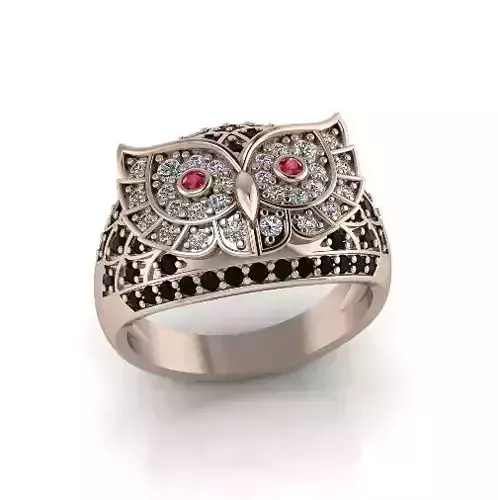Owl ring Model 6859