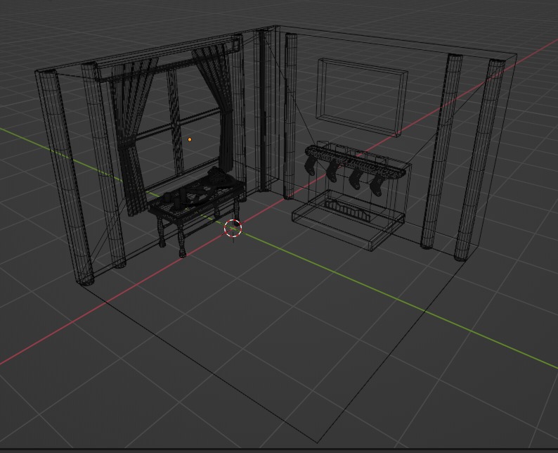Christmas Scene 3D model_7