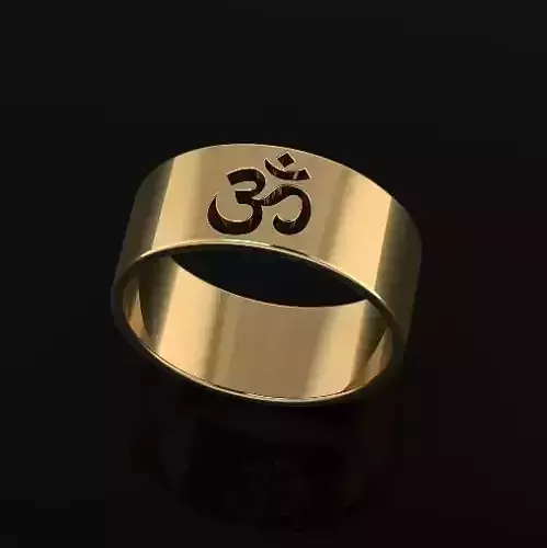 Ring Symbol om Aum Model 6850