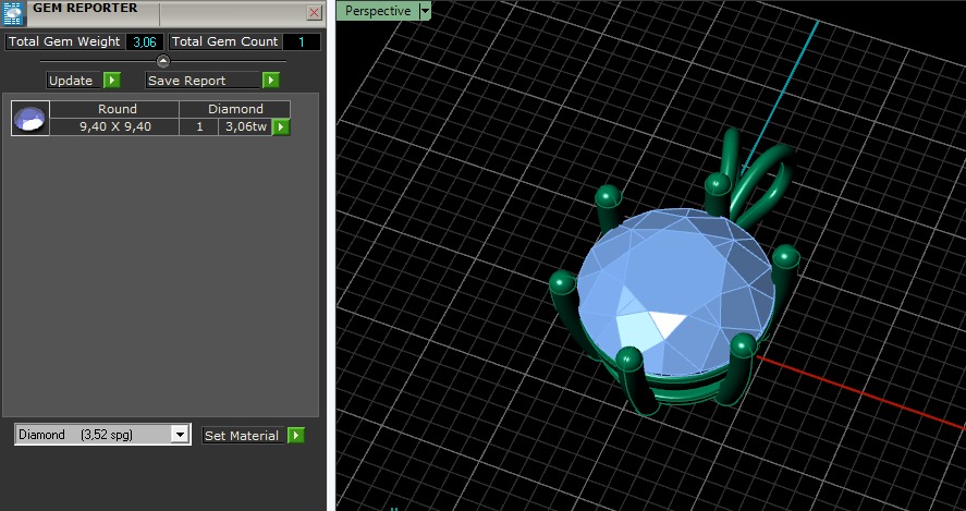 Pendant round Model 6843 3D print model_7