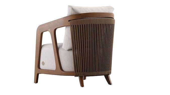 NOMA LOUNGE CHAIR 3D model 6