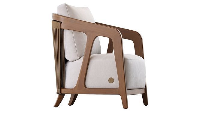NOMA LOUNGE CHAIR 3D model 5
