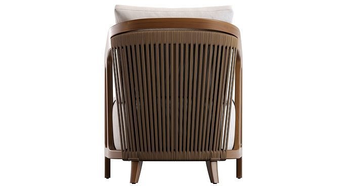 NOMA LOUNGE CHAIR 3D model 7